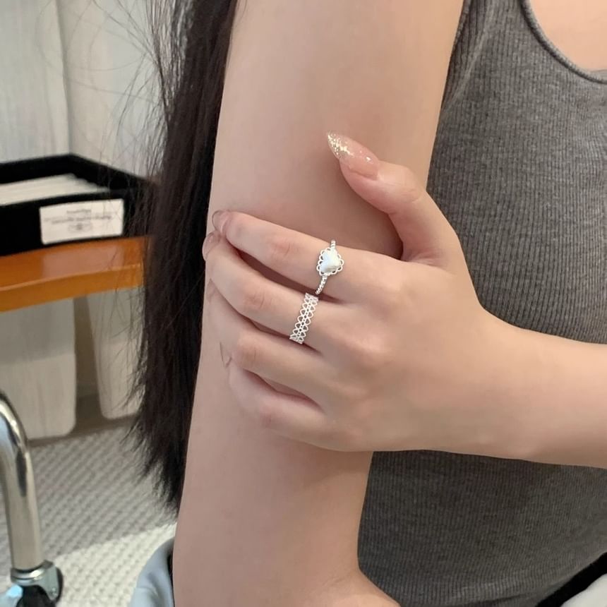 2: Heart Cutout Set Open + Alloy of Ring