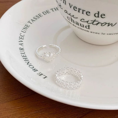 2: Heart Cutout Set Open + Alloy of Ring