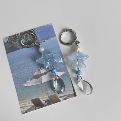 Legierung Ohrhänger Stern