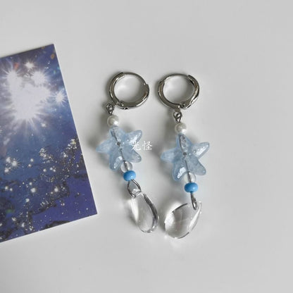 Legierung Ohrhänger Stern