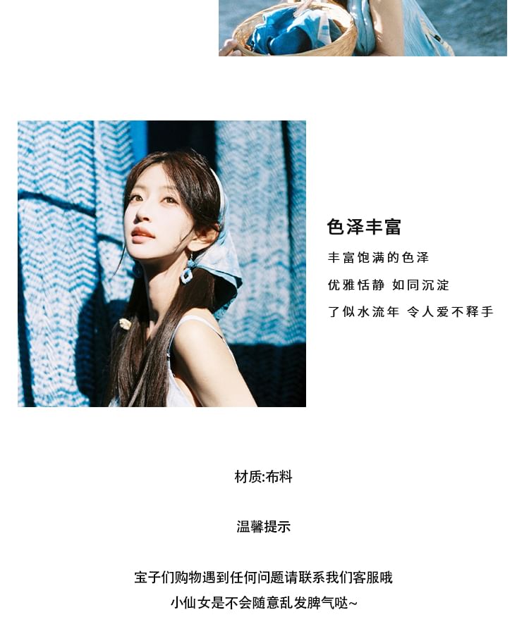 Geometry Dye Ohrring Krawattentropfen