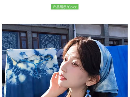 Geometry Dye Ohrring Krawattentropfen