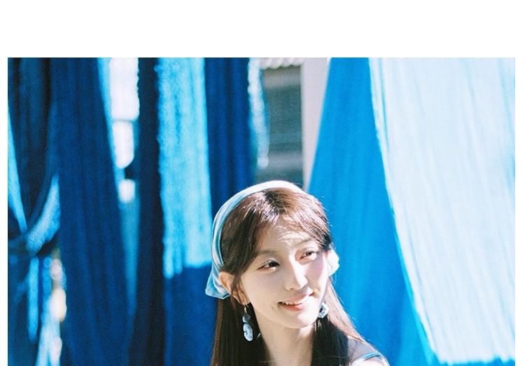 Geometry Dye Ohrring Krawattentropfen