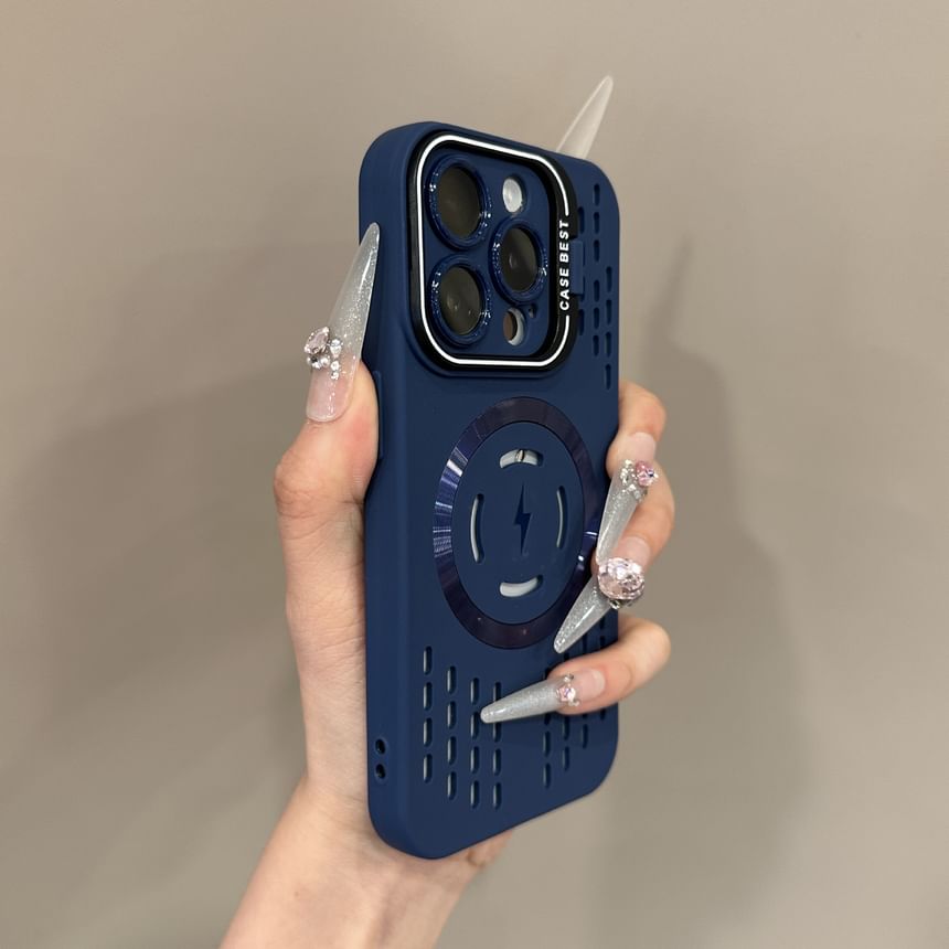 Perforated Magnetic Phone Case - Compatible with iPhone and MagSafe