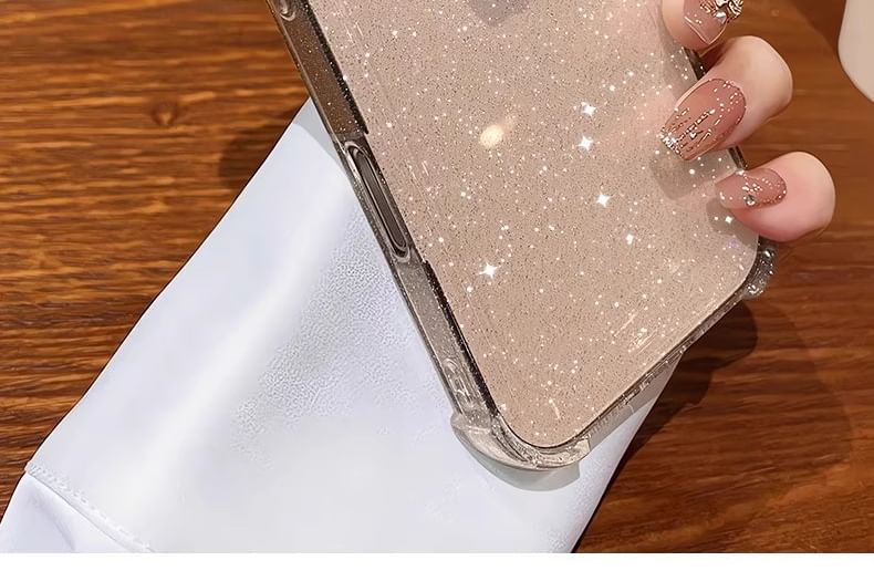 Glitter iPhone Case Transparent