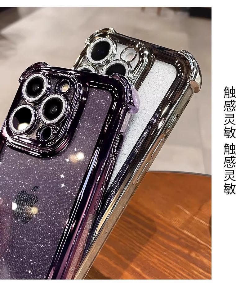 Glitter iPhone Case Transparent