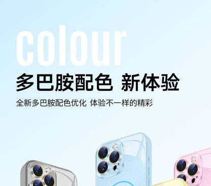 Case with MagSafe) Magnetic Glitter (Compatible iPhone