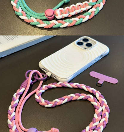 Pad Phone Strap with Lanyard Braided
