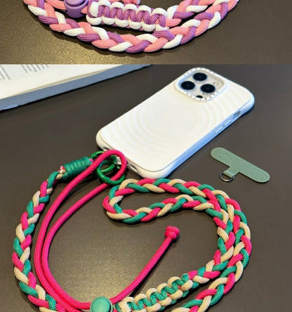 Pad Phone Strap with Lanyard Braided