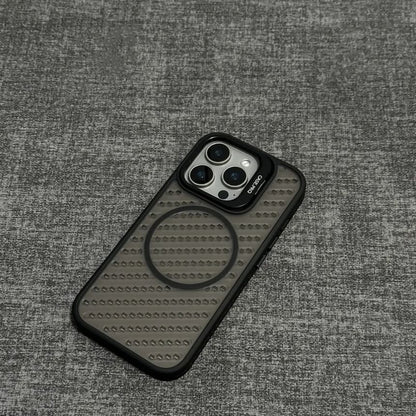 MagSafe) Hülle mit perforiertem iPhone (kompatibel mit Magnet