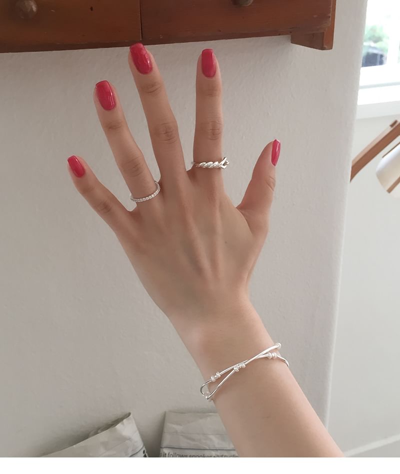 925 ブレスレット スターリングパール ナチュラルシルバー