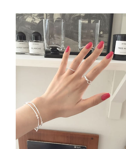 925 ブレスレット スターリングパール ナチュラルシルバー