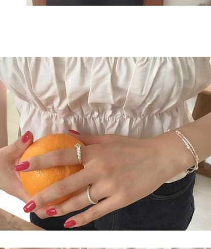 925 ブレスレット スターリングパール ナチュラルシルバー