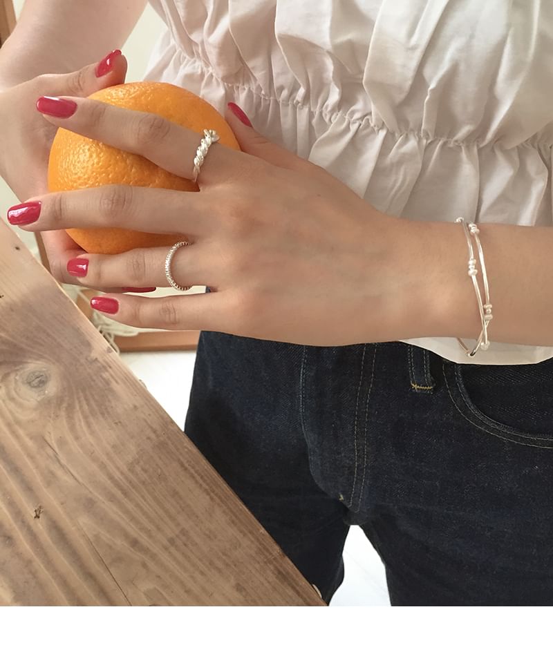 925 ブレスレット スターリングパール ナチュラルシルバー