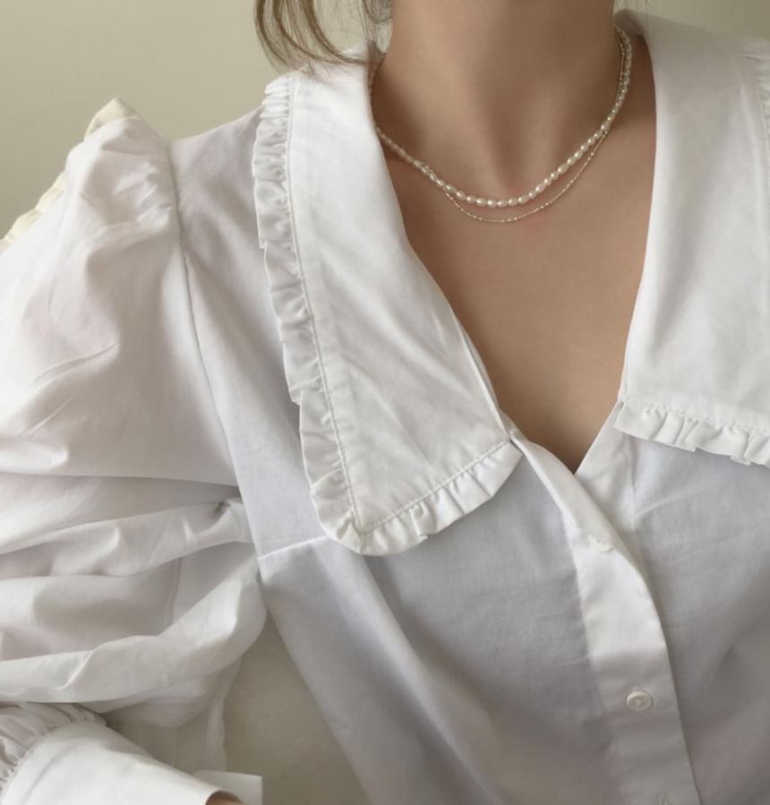 925スターリングシルバーネックレス（上品）