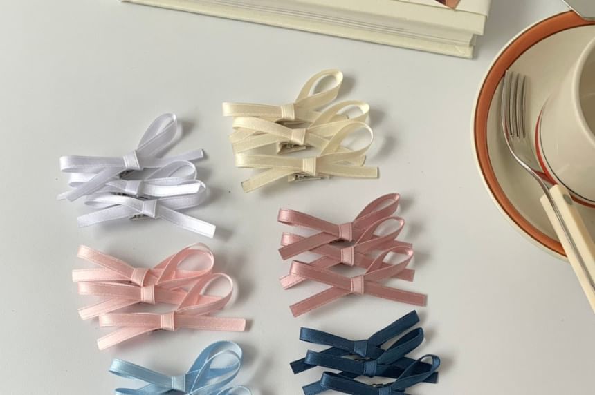 Clip 3: Plain Bow of Hair Set