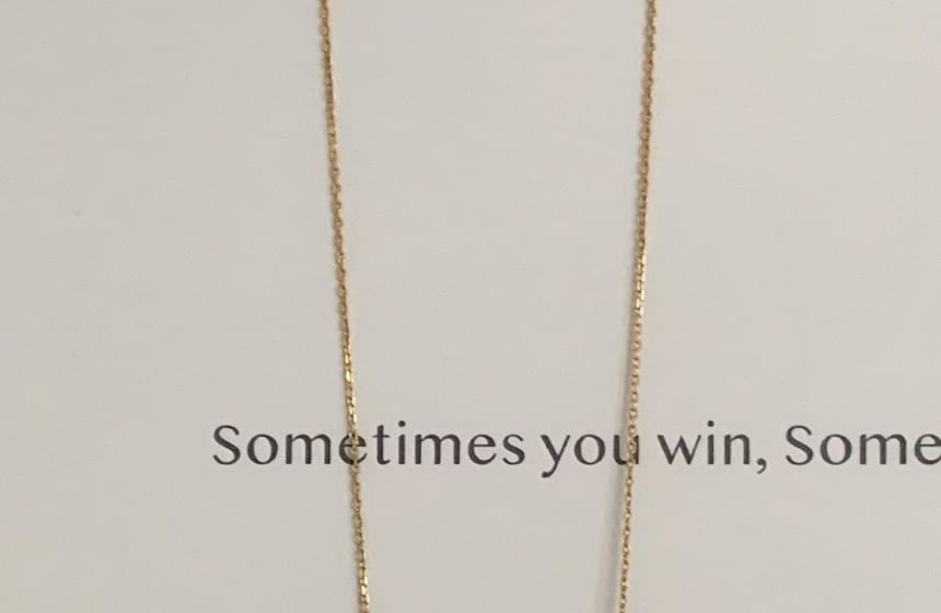 925 スターリングシルバー ビーズリボンネックレス