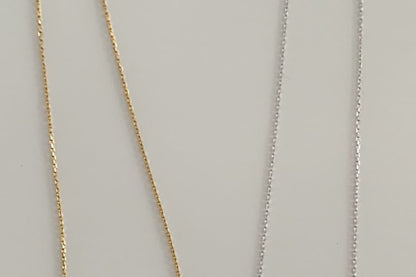 925 スターリングシルバー ビーズリボンネックレス