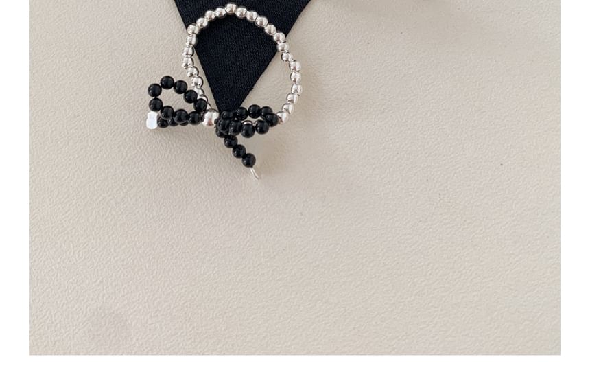 シルバースターリングビーズボウリング 925 エラスティック