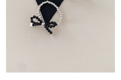 シルバースターリングビーズボウリング 925 エラスティック