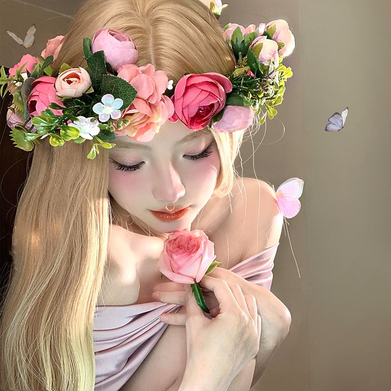 Wreath Headpiece Floral