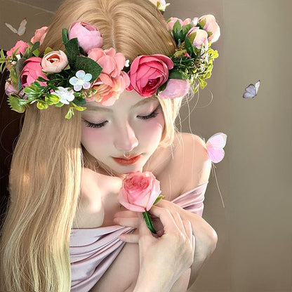 Wreath Headpiece Floral