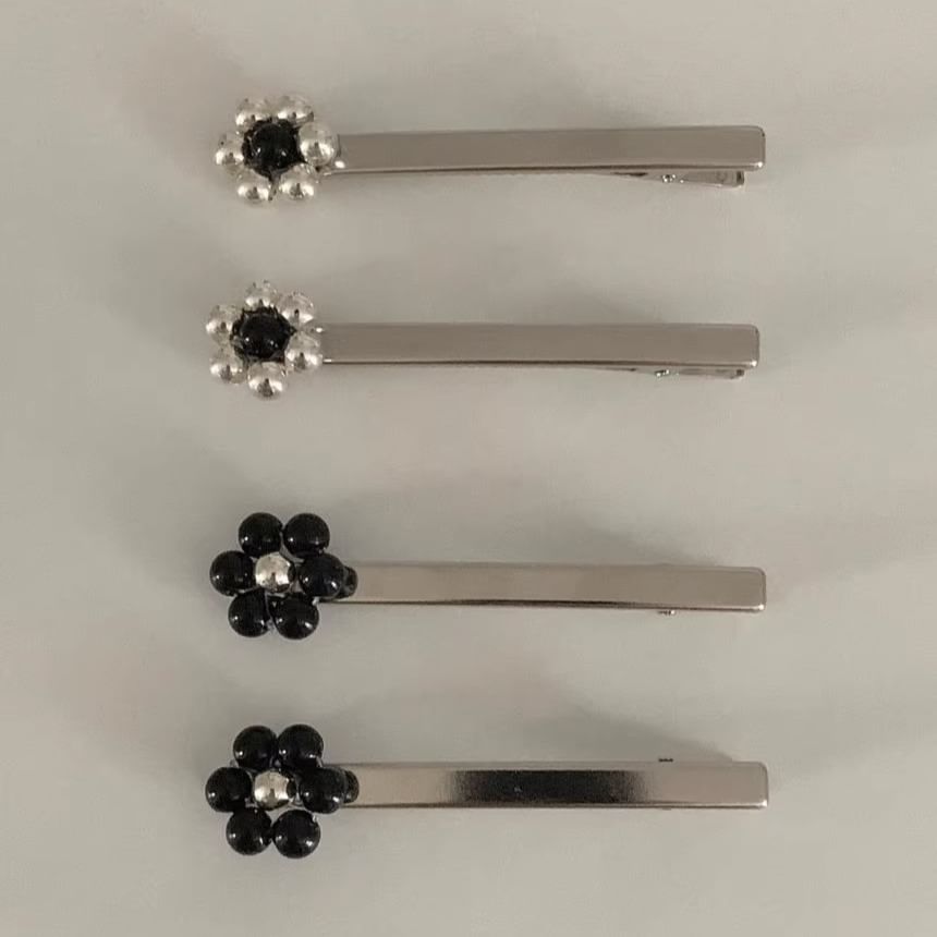 ビーズフラワーセット2：ヘアクリップ