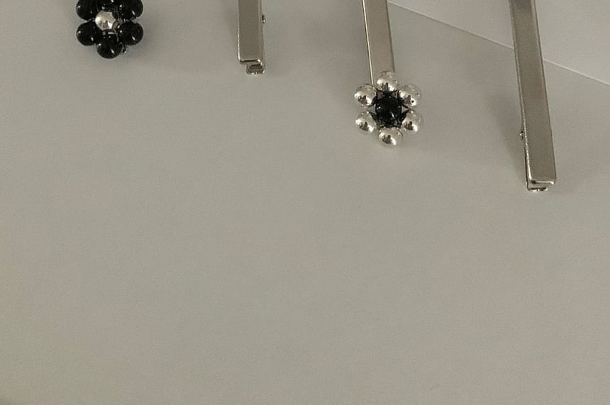 ビーズフラワーセット2：ヘアクリップ