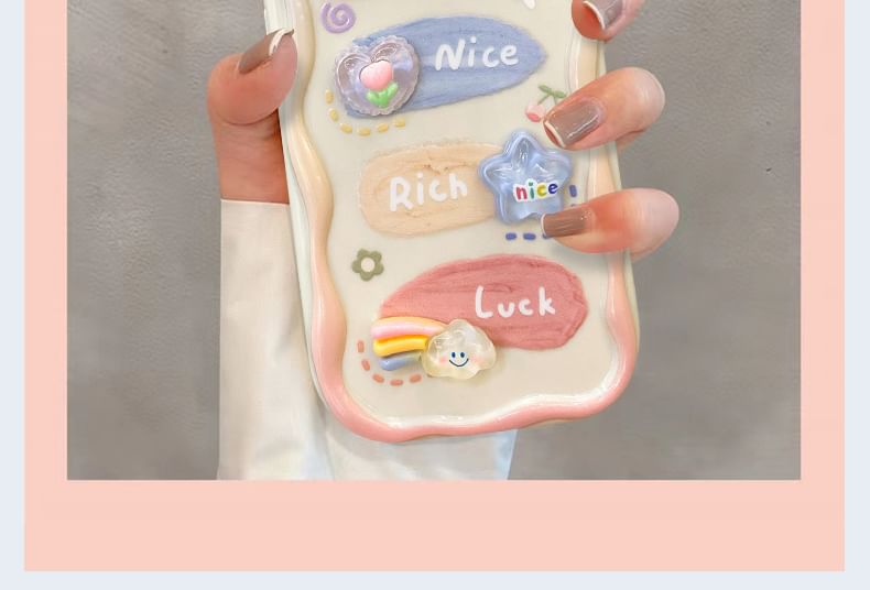 3D Cartoon Phone Case and Strap Options - Compatible with iPhone
