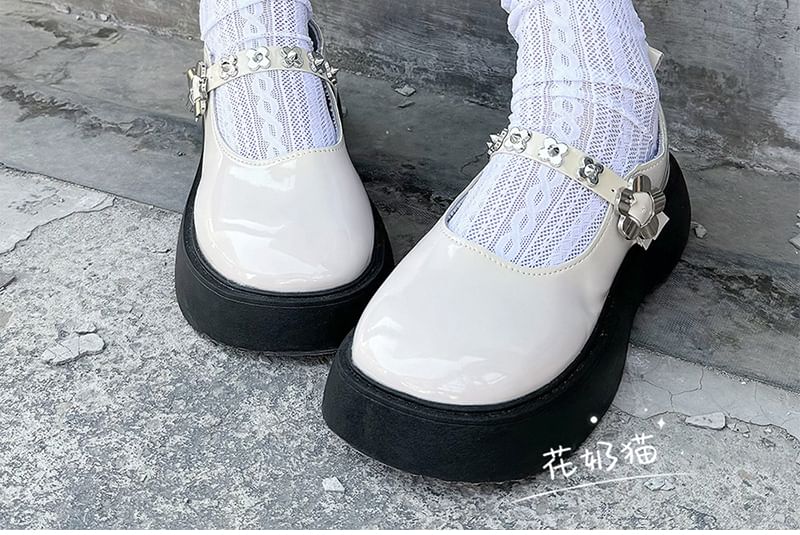 Plain Bow Short Socks