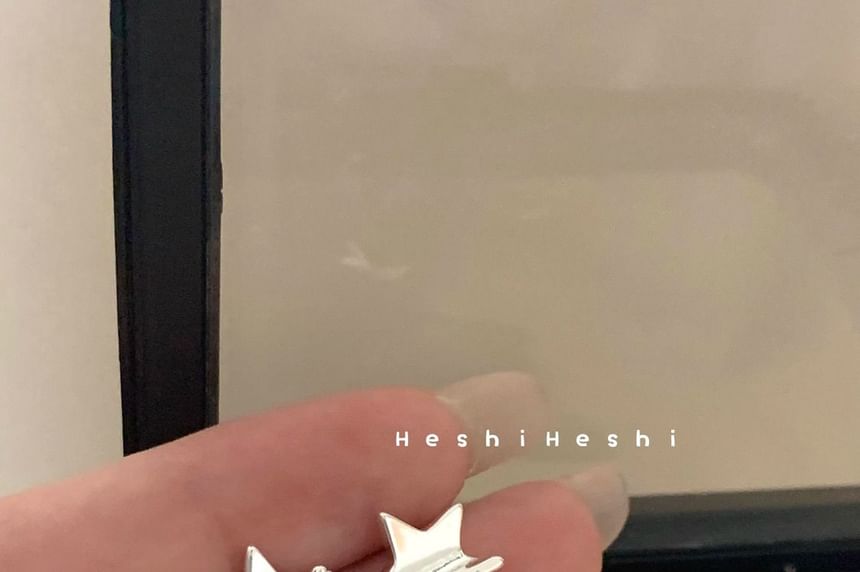 Star Alloy Dangle Earrings and Ear Cuff Options