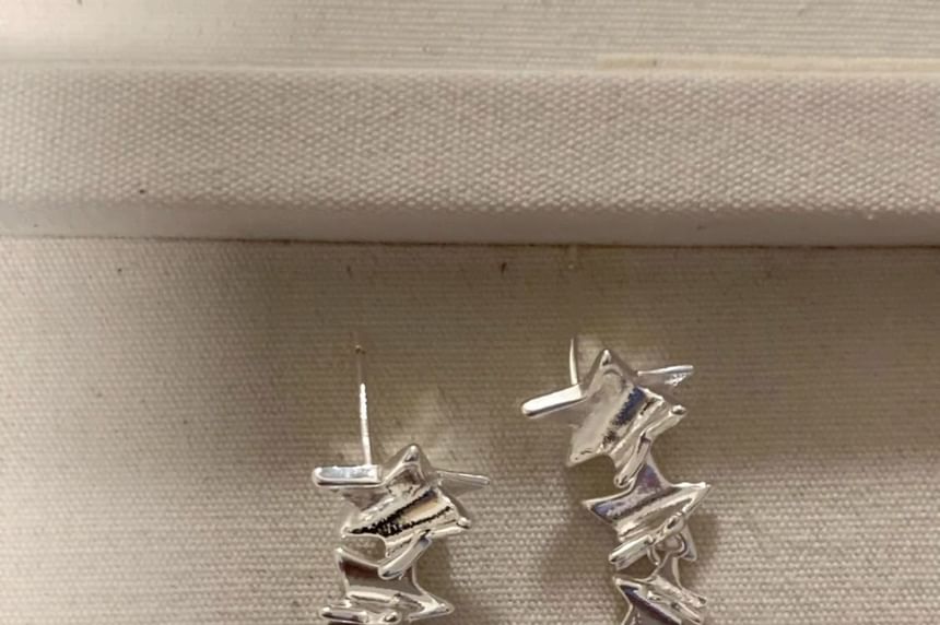 Star Alloy Dangle Earrings and Ear Cuff Options