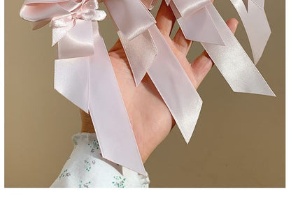 / ヘアーイヤーラビットクリップリボンセット