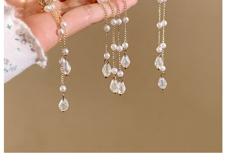 パールクローフェイクヘア バタフライフリンジ