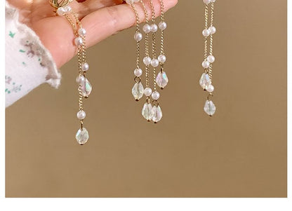 パールクローフェイクヘア バタフライフリンジ