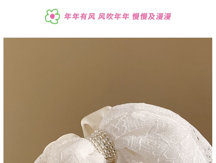 Bow Claw Lace Hair