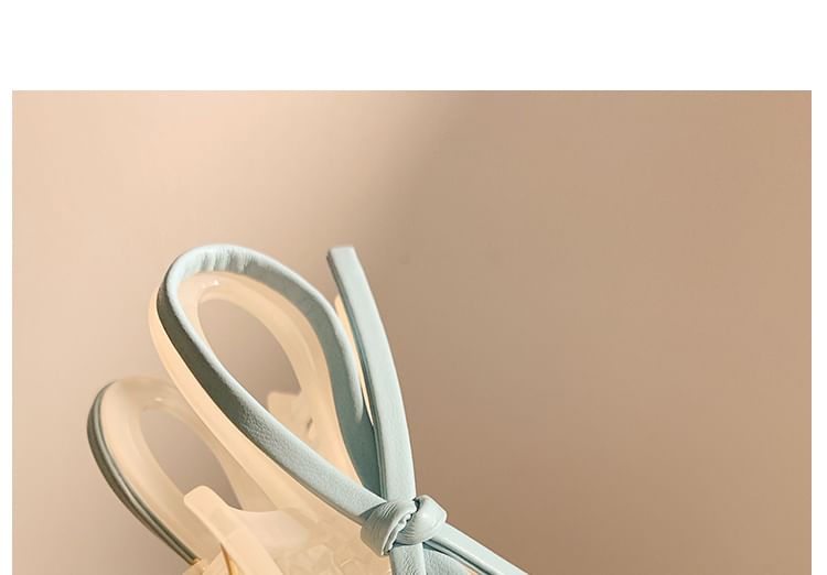 Bow Claw Hair Faux Leather