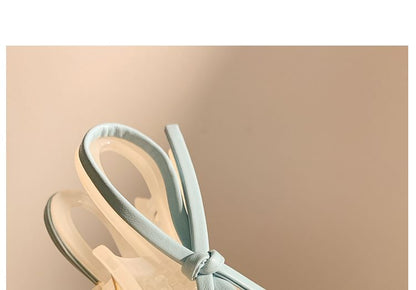 Bow Claw Hair Faux Leather