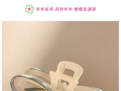 Bow Claw Hair Faux Leather