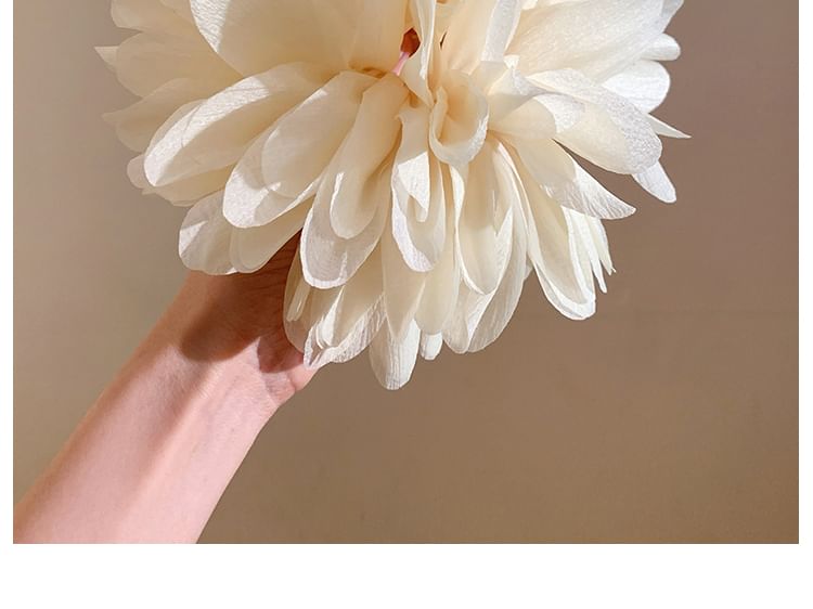 Scrunchie Mesh Flower