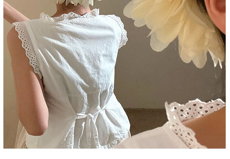 Scrunchie Mesh Flower