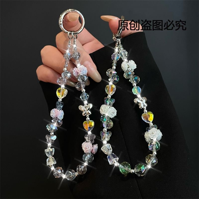 Phone Lanyard Pad with Flower