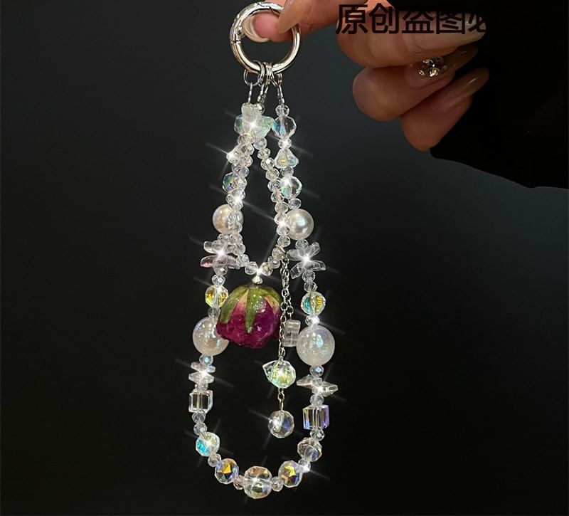 Lanyard Phone with Beaded Pad