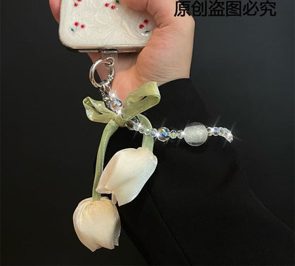 Flower Lanyard with Pad Phone