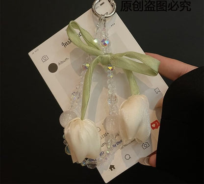 Flower Lanyard with Pad Phone