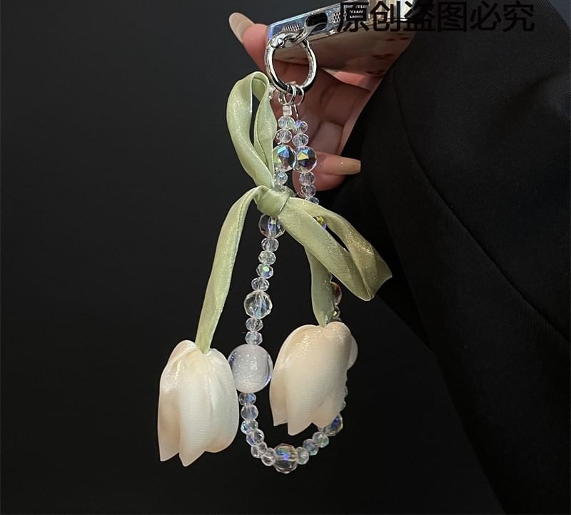 Flower Lanyard with Pad Phone