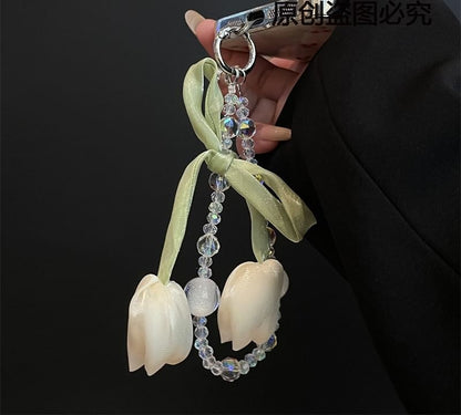Flower Lanyard with Pad Phone