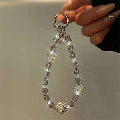 Lanyard Butterfly Phone Beaded