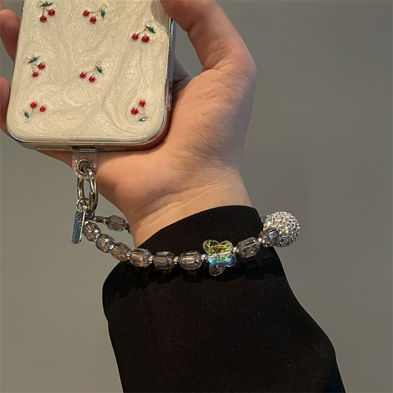 Lanyard Butterfly Phone Beaded