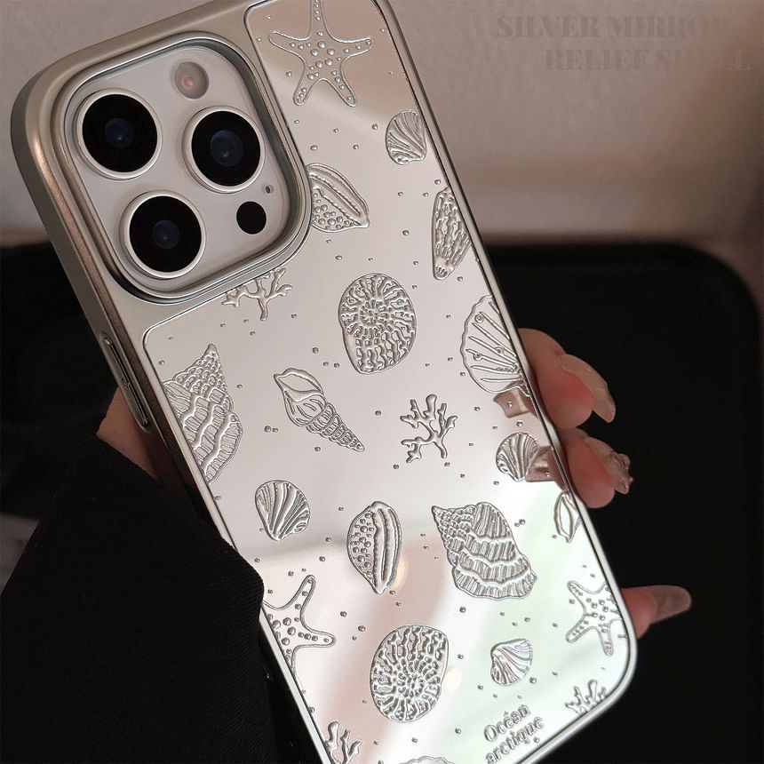 Phone Pattern Case Seashell